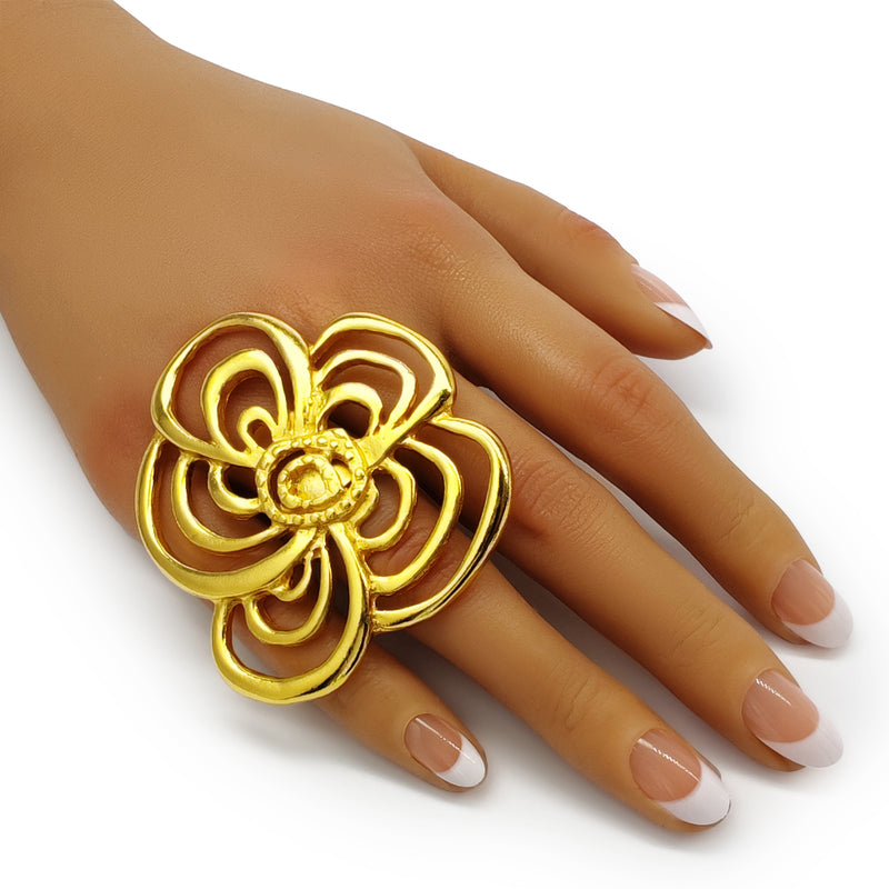 ROSÏA RING - Handmade - 24K gold-plated