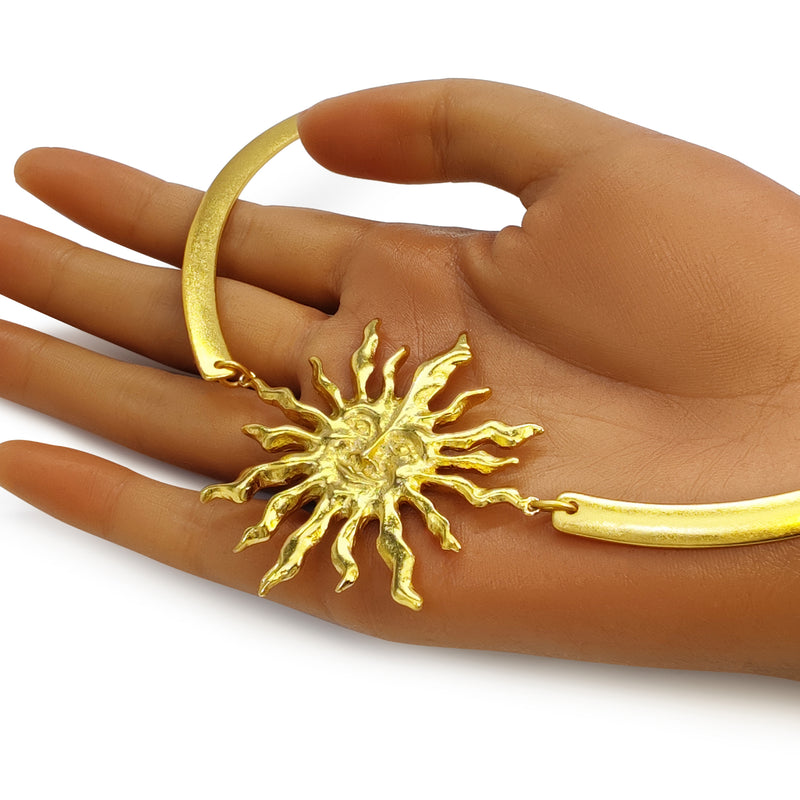 SUNNIE NECKLACE - Handmade - 24K gold-plated