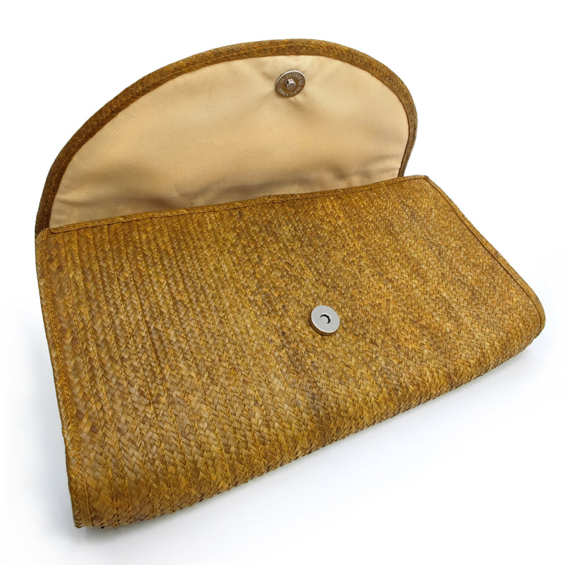 CLUTCH ZENÚ - Feita à mão - Cana selvagem entrançada (caña flecha)