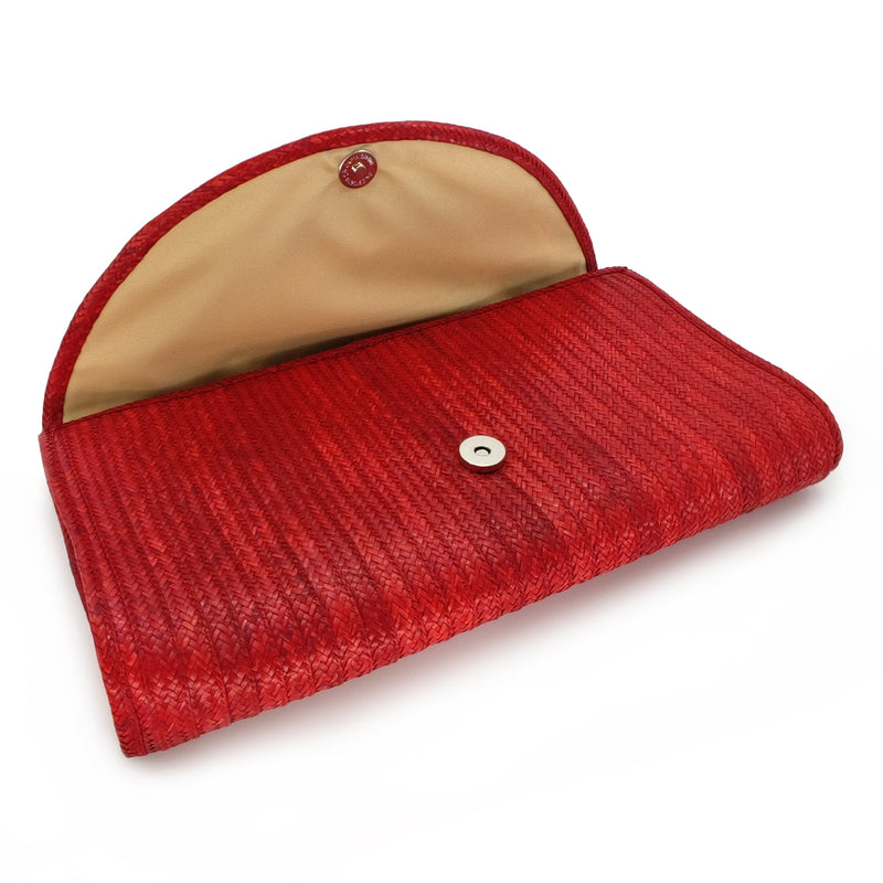 ZENÚ CLUTCH - Handmade - Braided wild cane (caña flecha)