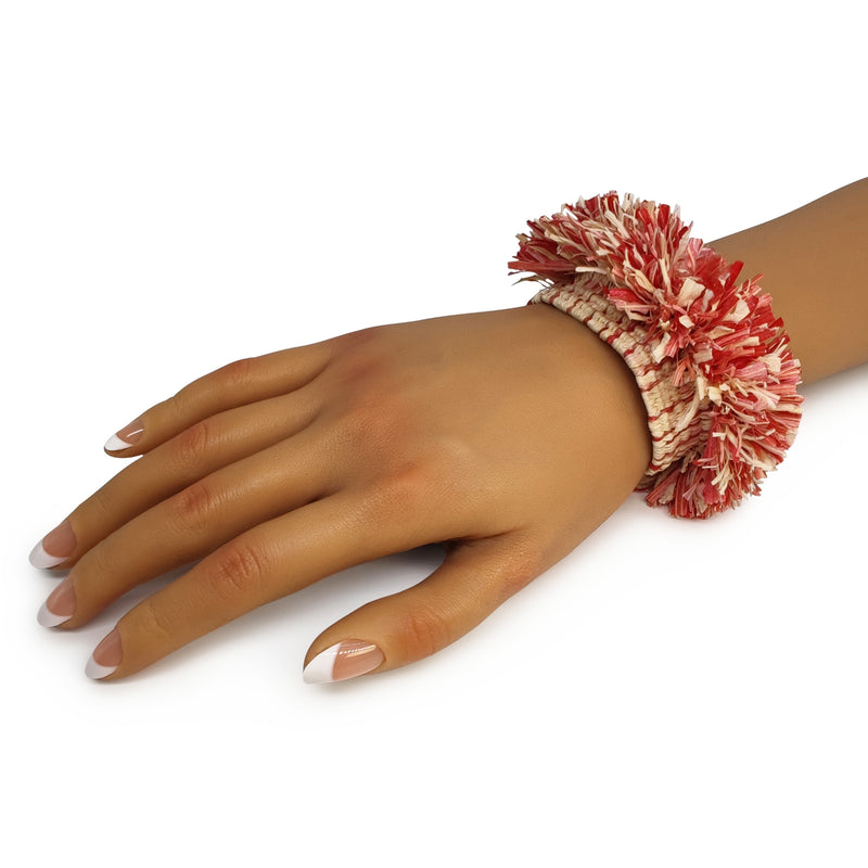 MAÏZA BRACELET - Handmade - 24K gold-plated - Corn leaves