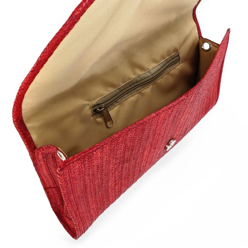 ZENÚ CLUTCH - Handmade - Braided wild cane (caña flecha)