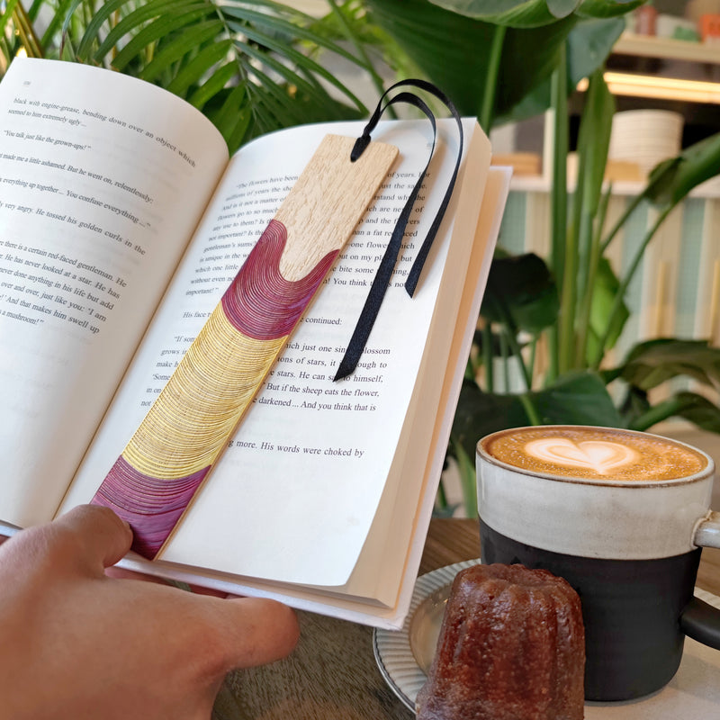 SPAIN BOOKMARK - NATIONAL TEAMS COLLECTION - Tamo art - Light wood decorated with wheat and barley stalks (straw marquetry)