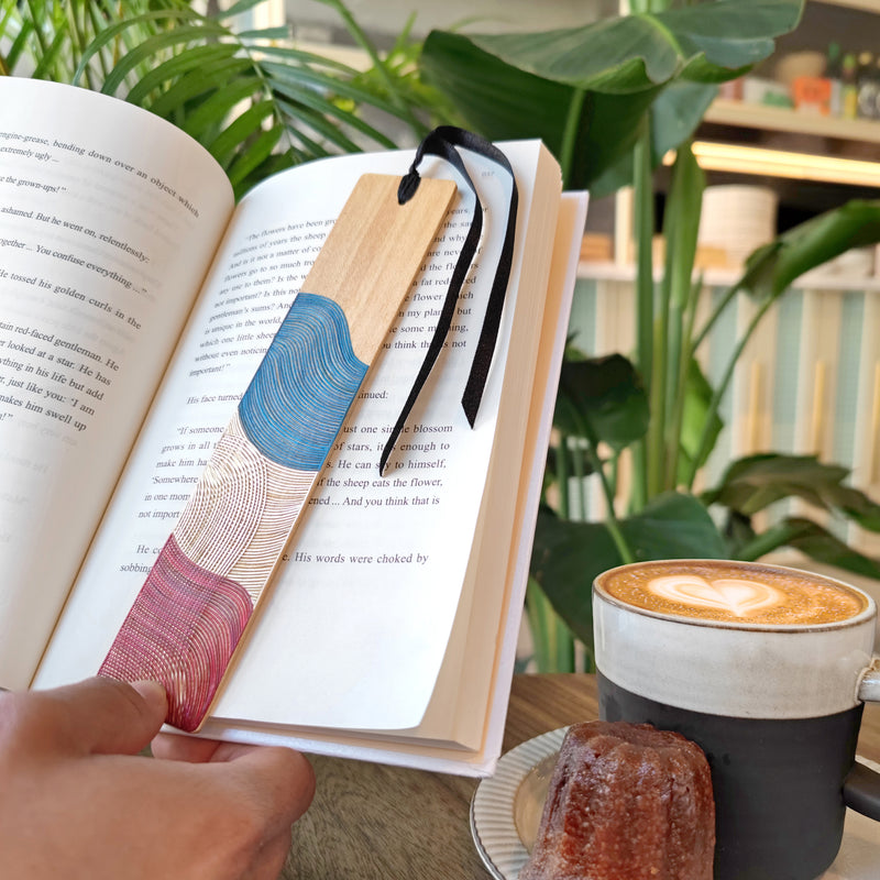 FRANCE BOOKMARK - NATIONAL TEAMS COLLECTION - Tamo art - Light wood decorated with wheat and barley stalks (straw marquetry)