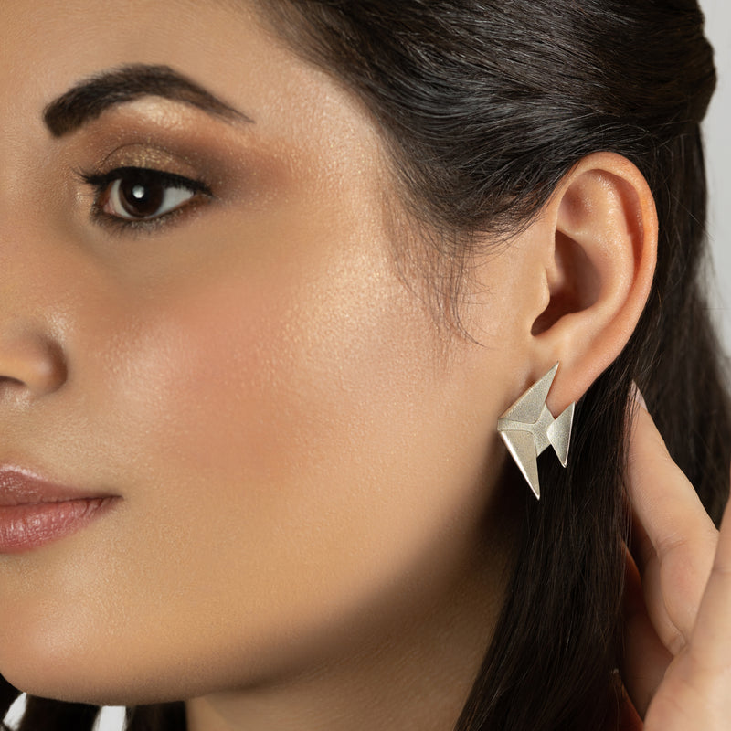 MARINA FISH EARRINGS - Handmade - Silver