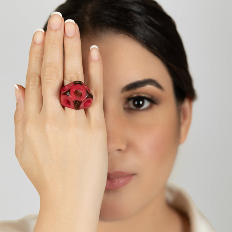 GÉNESIS RING - Handmade - Tagua (vegetable ivory)