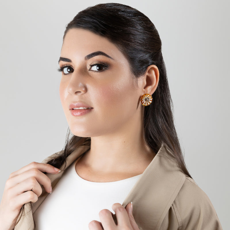 ECOSOL EARRINGS - Handmade - Sterling silver 925 - Recycled bottle cap plastic liners