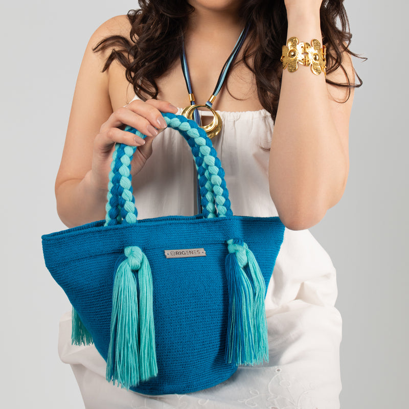 UMAKI WAYUU BAG - Size MINI - Crocheted by hand by women of the Wayuu indigenous community in La Guajira (Colombia)