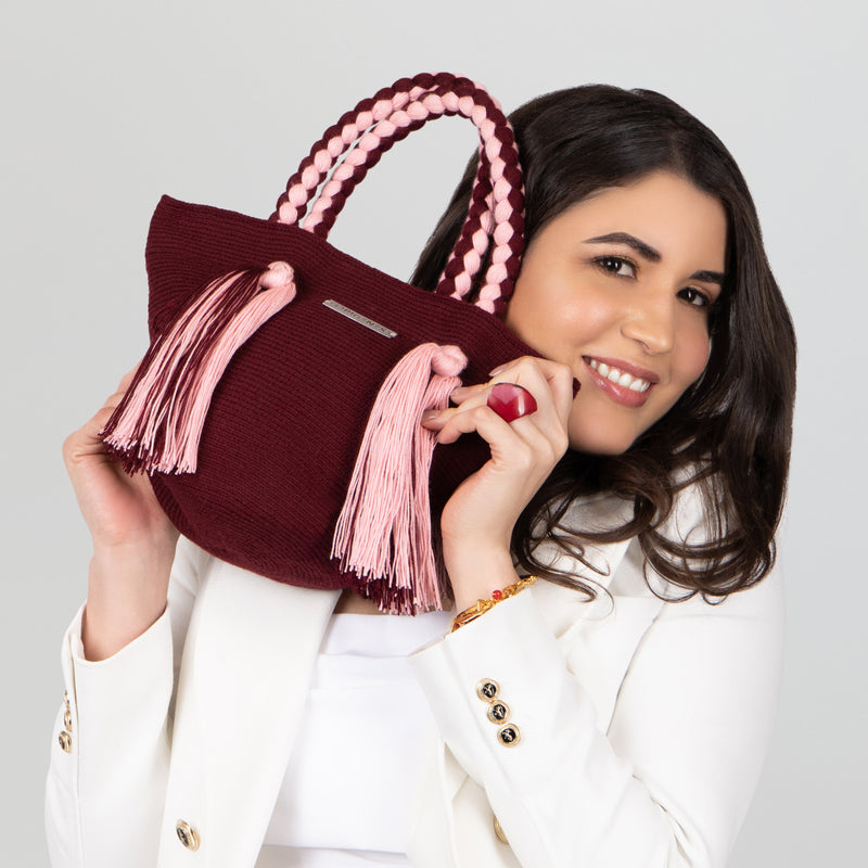 UMAKI WAYUU BAG - Size MINI - Crocheted by hand by women of the Wayuu indigenous community in La Guajira (Colombia)