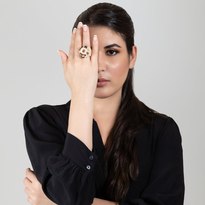 GÉNESIS RING - Handmade - Tagua (vegetable ivory)