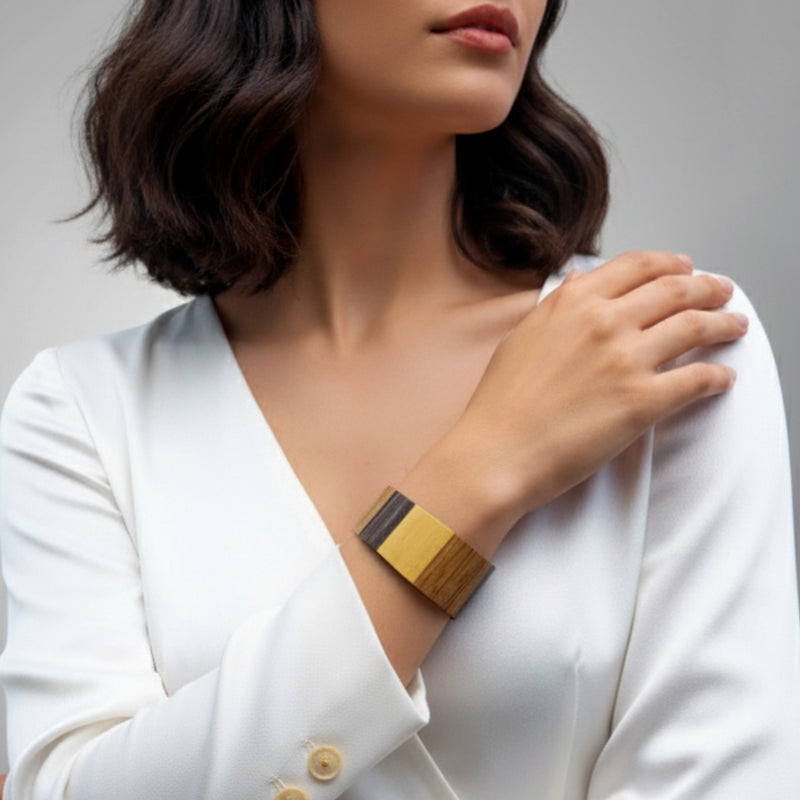 ARBOREAL BRACELET - Unisex - Handmade - Natural wood veneer