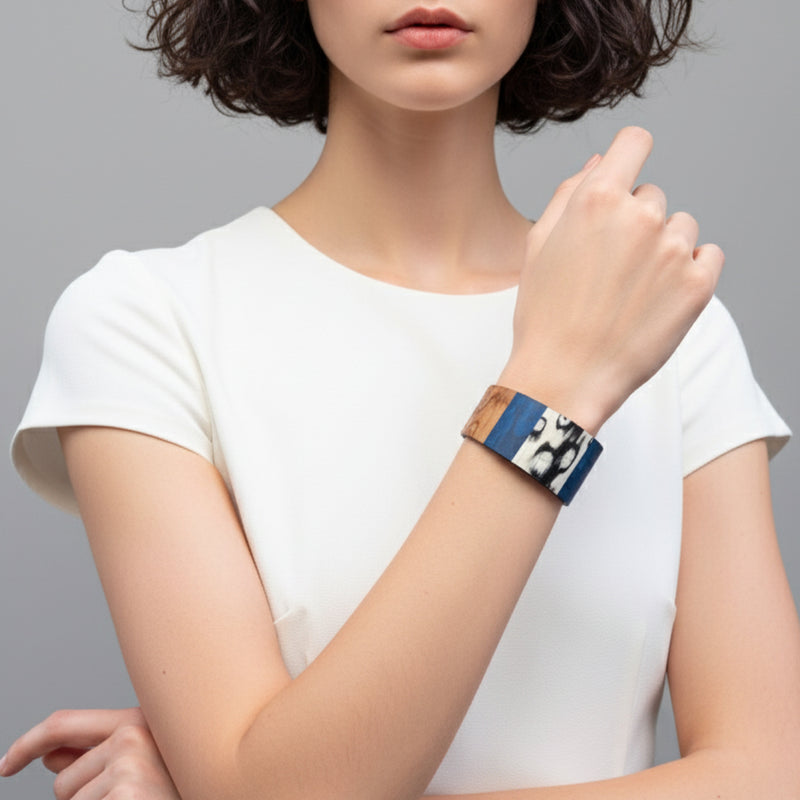 ARBOREAL BRACELET - Unisex - Handmade - Natural wood veneer