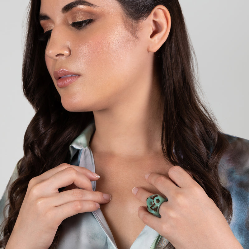 GÉNESIS RING - Handmade - Tagua (vegetable ivory)