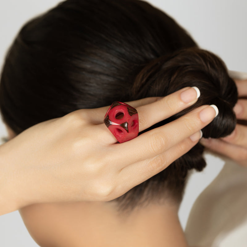 GÉNESIS RING - Handmade - Tagua (vegetable ivory)