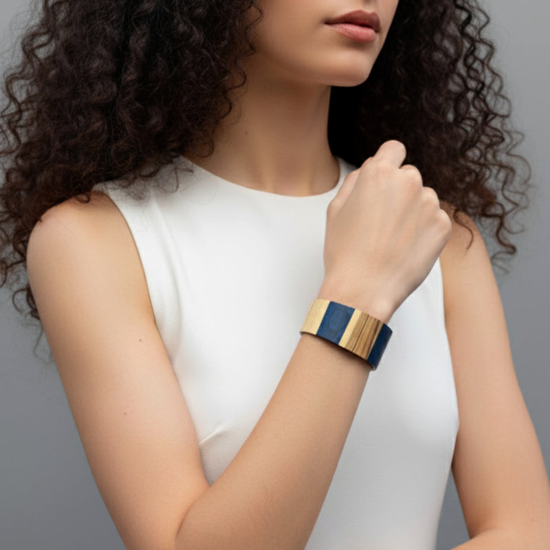 ARBOREAL BRACELET - Unisex - Handmade - Natural wood veneer