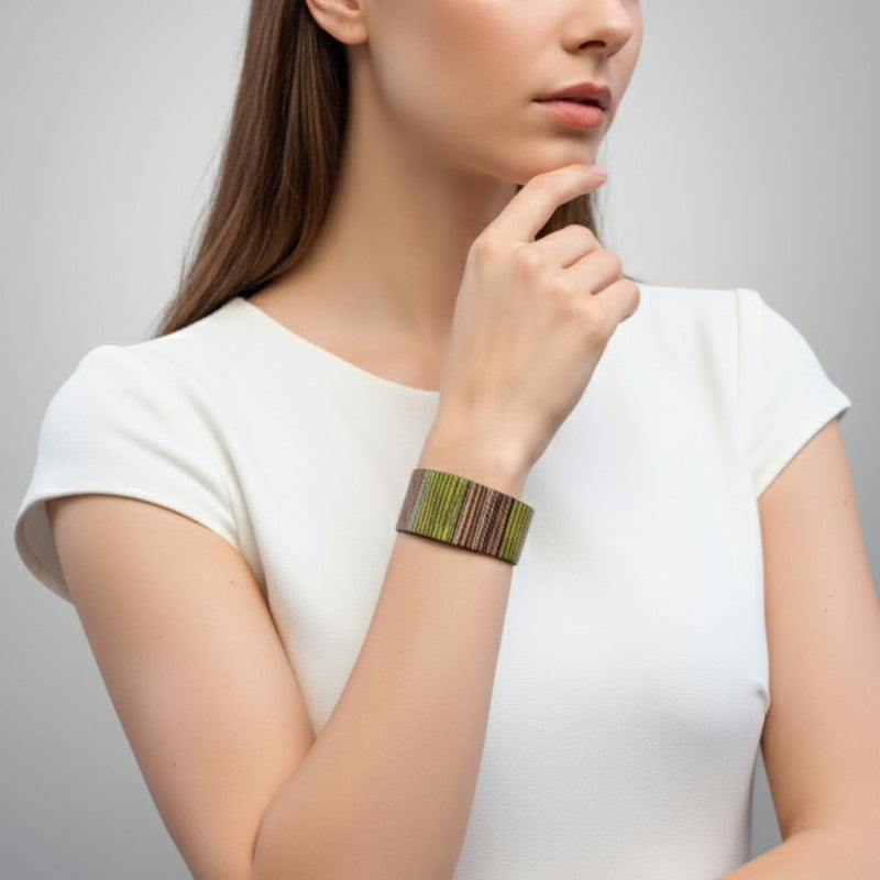 ARBOREAL BRACELET - Unisex - Handmade - Natural wood veneer