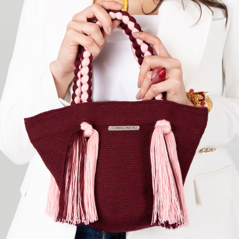 UMAKI WAYUU BAG - Size MINI - Crocheted by hand by women of the Wayuu indigenous community in La Guajira (Colombia)