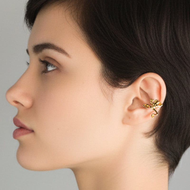 MUISCA RANA EARCUFF - Unisex - Handmade - 24K gold-plated