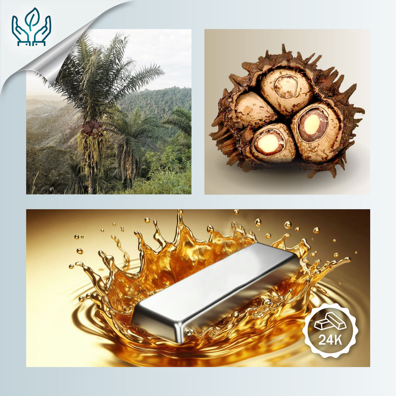 MARISOL NECKLACE - Handmade - 24K gold-plated - Tagua (vegetable ivory)