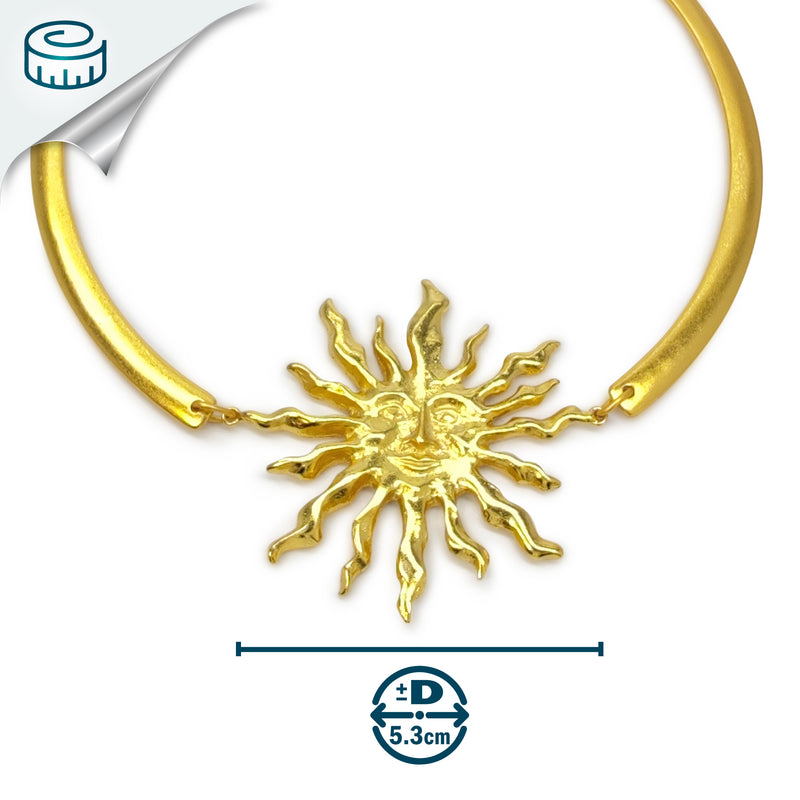SUNNIE NECKLACE - Handmade - 24K gold-plated