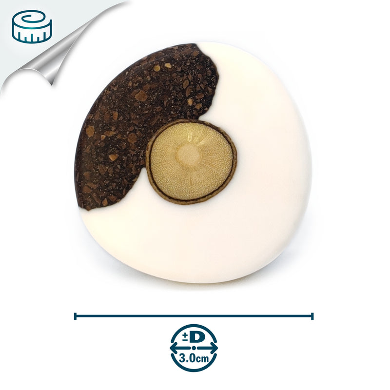 CAFECITA RING - Handmade - Adjustable - Coffee grounds, recovered wood