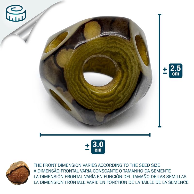 GÉNESIS RING - Handmade - Tagua (vegetable ivory)