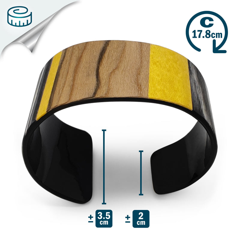 ARBOREAL BRACELET - Unisex - Handmade - Natural wood veneer