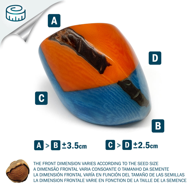 GÉNESIS CURVO RING - Handmade - Tagua (vegetable ivory)