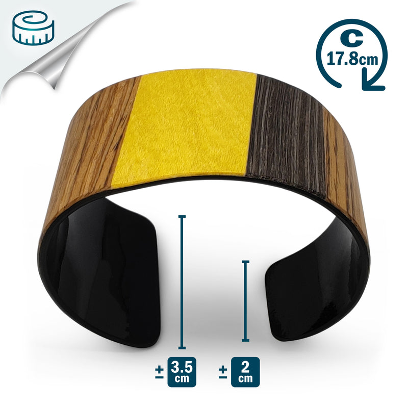 ARBOREAL BRACELET - Unisex - Handmade - Natural wood veneer