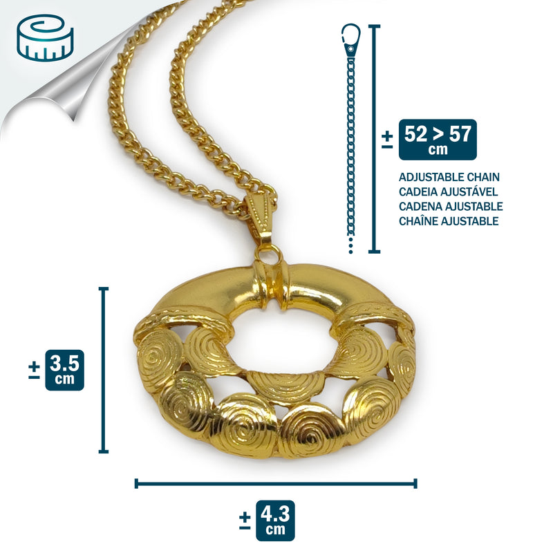 ELDORADO TAIRONA NECKLACE - Handmade - 24K gold-plated