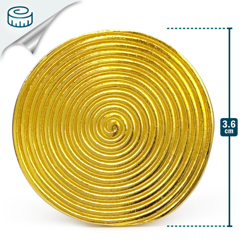 CYCLO RING - Handmade - 24K gold-plated