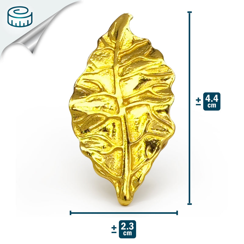 FOLIA RING - Handmade - 24K gold-plated