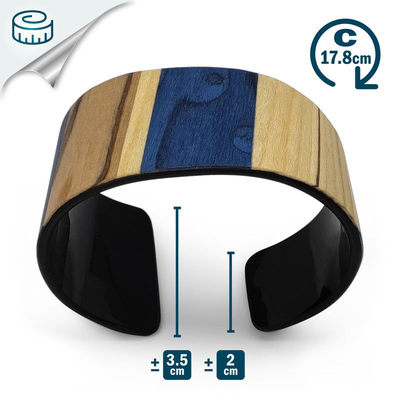 ARBOREAL BRACELET - Unisex - Handmade - Natural wood veneer