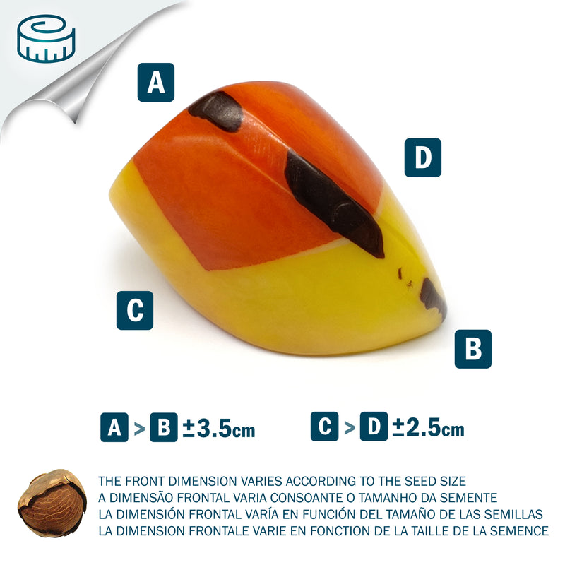 GÉNESIS CURVO RING - Handmade - Tagua (vegetable ivory)