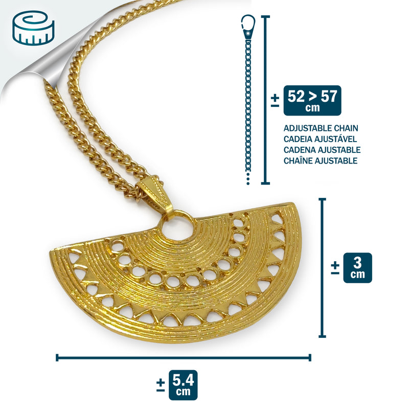 ELDORADO NARIGUERA NECKLACE - Handmade - 24K gold-plated