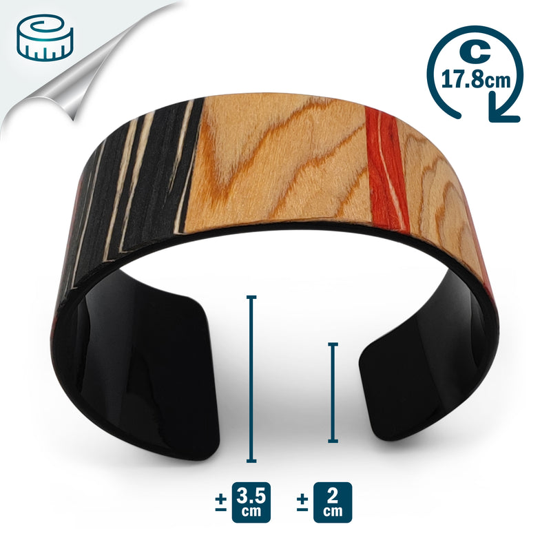 ARBOREAL BRACELET - Unisex - Handmade - Natural wood veneer