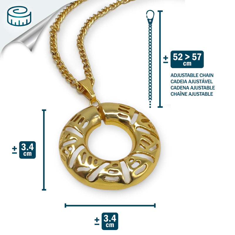 ELDORADO ARETERA NECKLACE - Handmade - 24K gold-plated