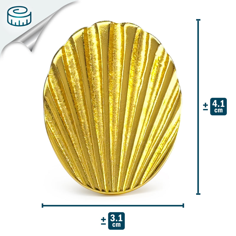 ANEL ISLA - Feito à mão - Banhado a ouro de 24 quilates