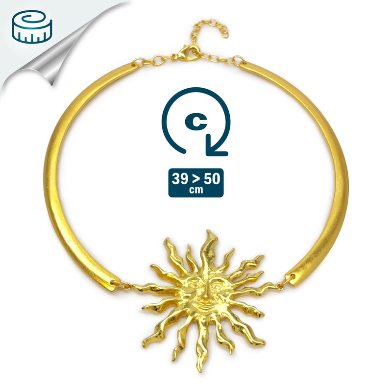 SUNNIE NECKLACE - Handmade - 24K gold-plated