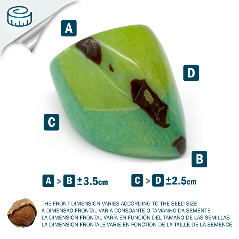 GÉNESIS CURVO RING - Handmade - Tagua (vegetable ivory)