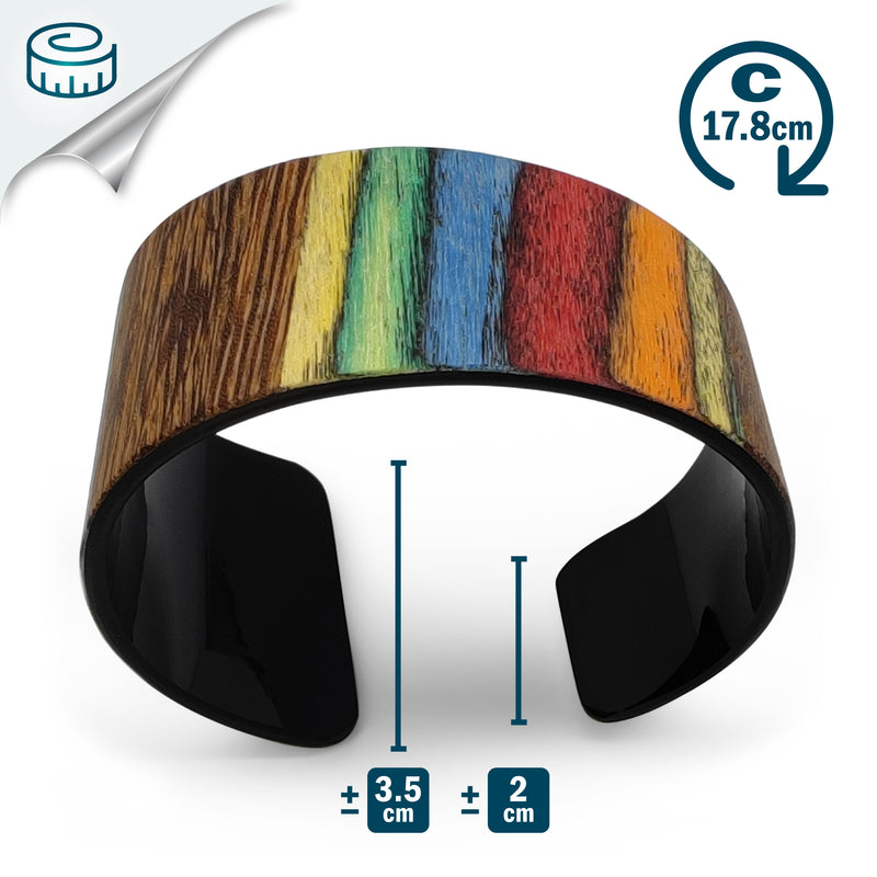 ARBOREAL BRACELET - Unisex - Handmade - Natural wood veneer