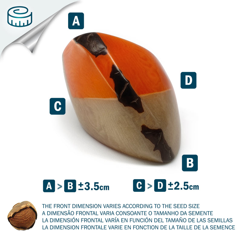 GÉNESIS CURVO RING - Handmade - Tagua (vegetable ivory)