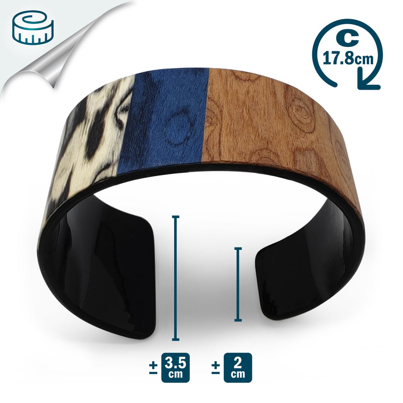 ARBOREAL BRACELET - Unisex - Handmade - Natural wood veneer