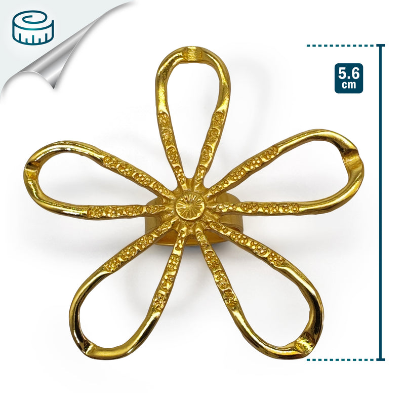 FLORA RING - Handmade - 24K gold-plated