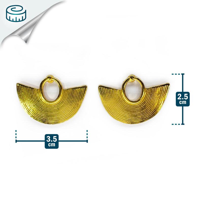 NARIGUERA EARRINGS - Handmade - 24K gold-plated