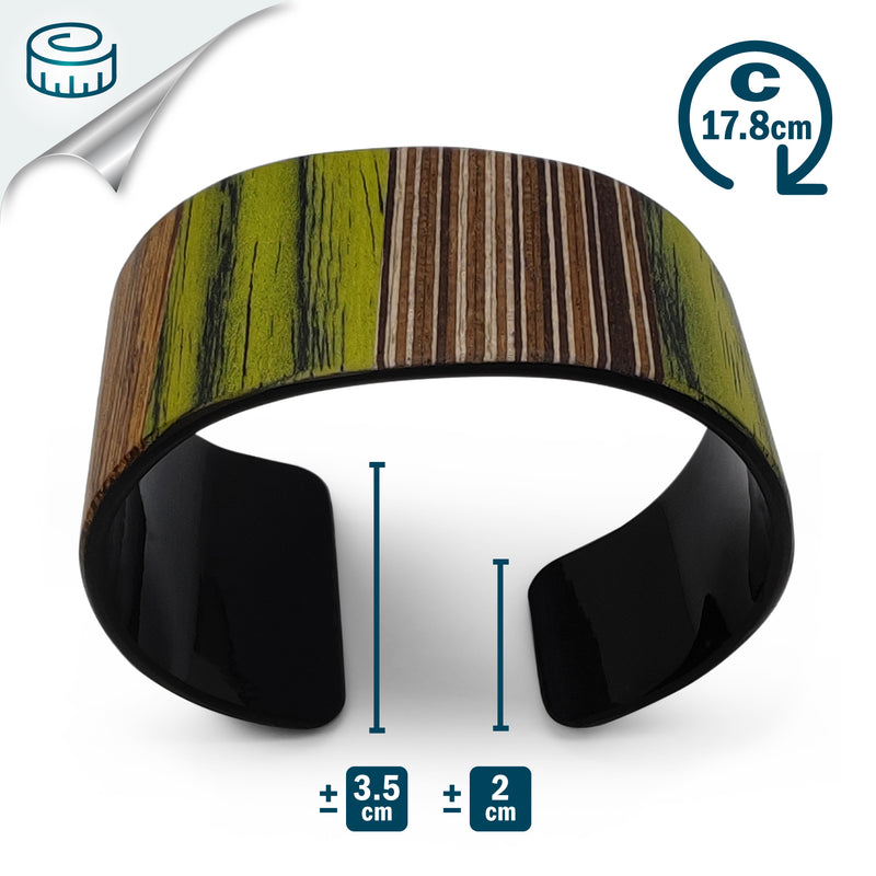 ARBOREAL BRACELET - Unisex - Handmade - Natural wood veneer