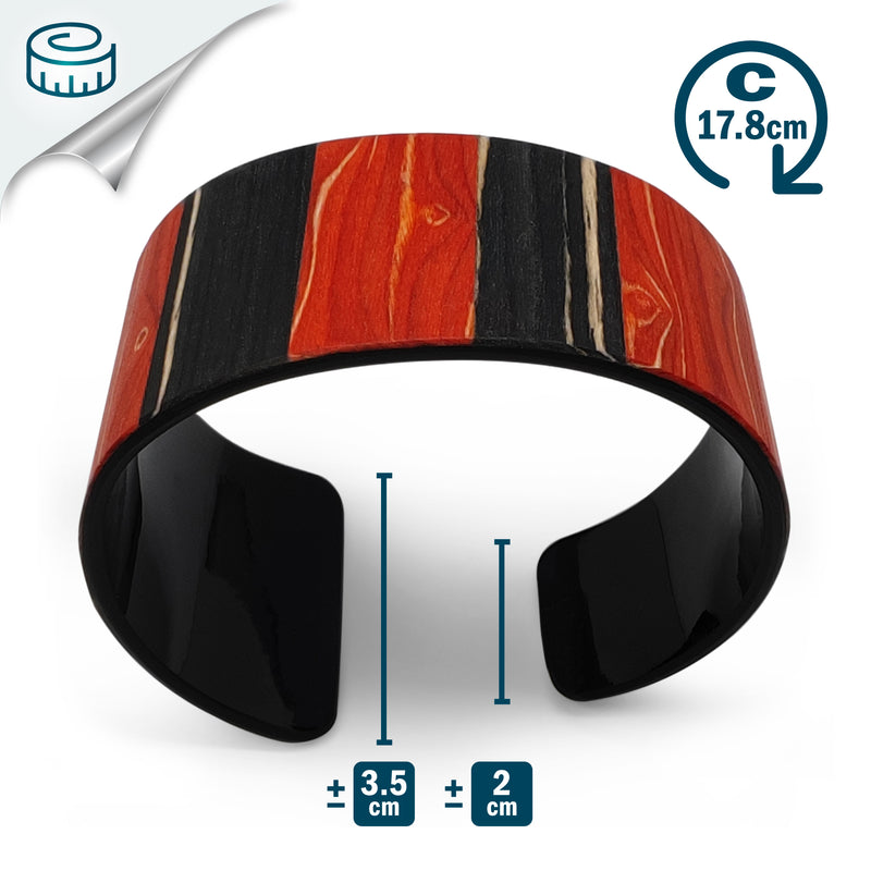 ARBOREAL BRACELET - Unisex - Handmade - Natural wood veneer