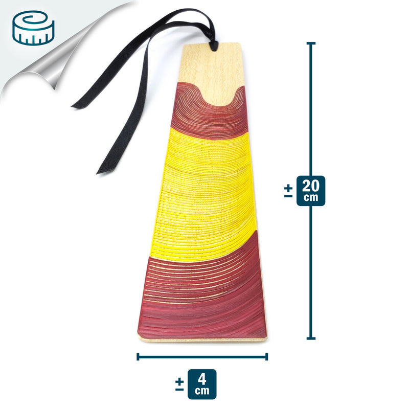 SPAIN BOOKMARK - NATIONAL TEAMS COLLECTION - Tamo art - Light wood decorated with wheat and barley stalks (straw marquetry)