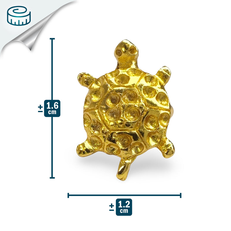 MUISCA TORTUGA EARCUFF - Unisex - Handmade - 24K gold-plated