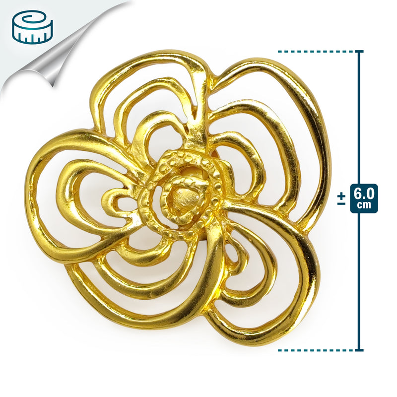 ROSÏA RING - Handmade - 24K gold-plated